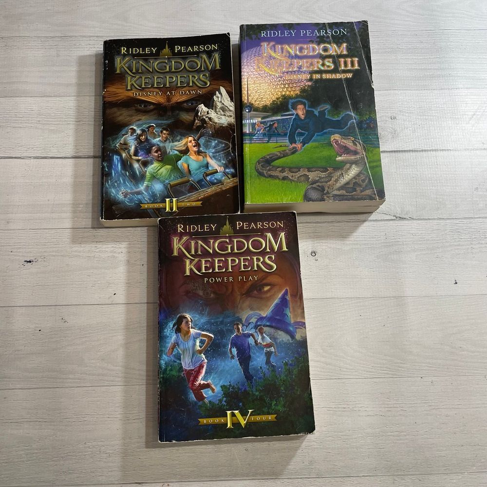 Kingdom Keepers books 2,3 & 4 by Ridley Pearson